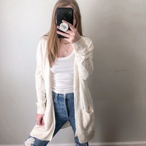 Madewell Cream Cardigan